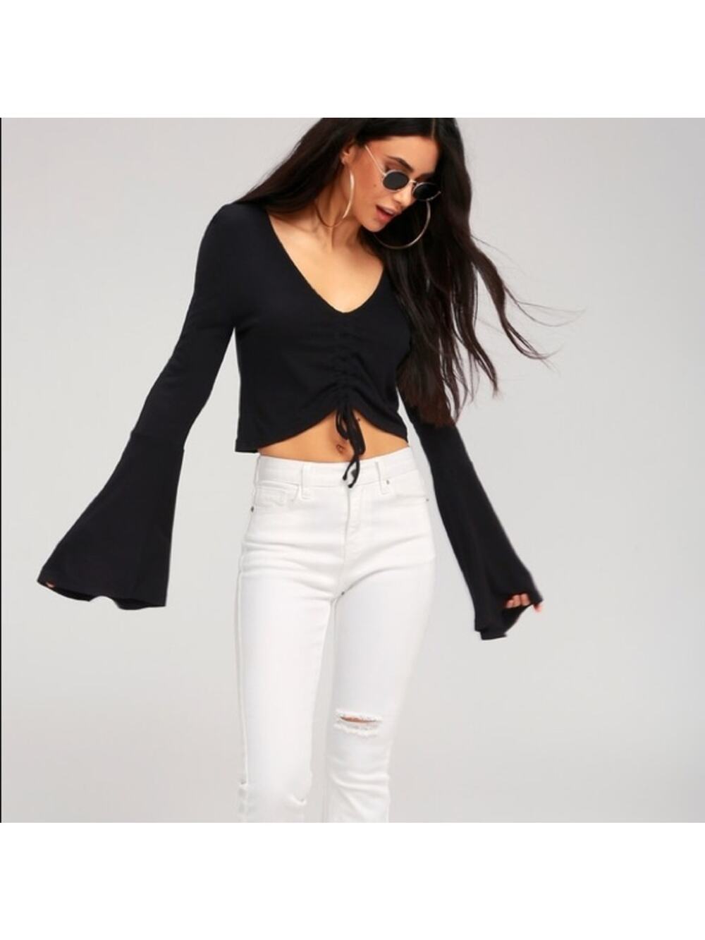 Jack by BB Dakota Leia Top in Black